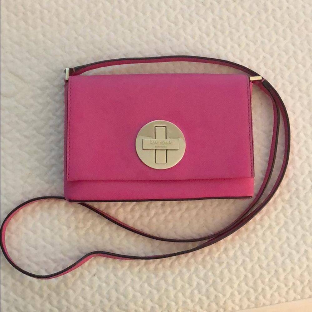 Pink Kate spade cross body